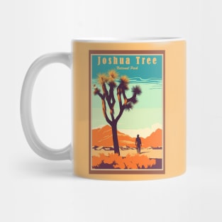 Joshua Tree National Park Vintage Travel Poster Mug